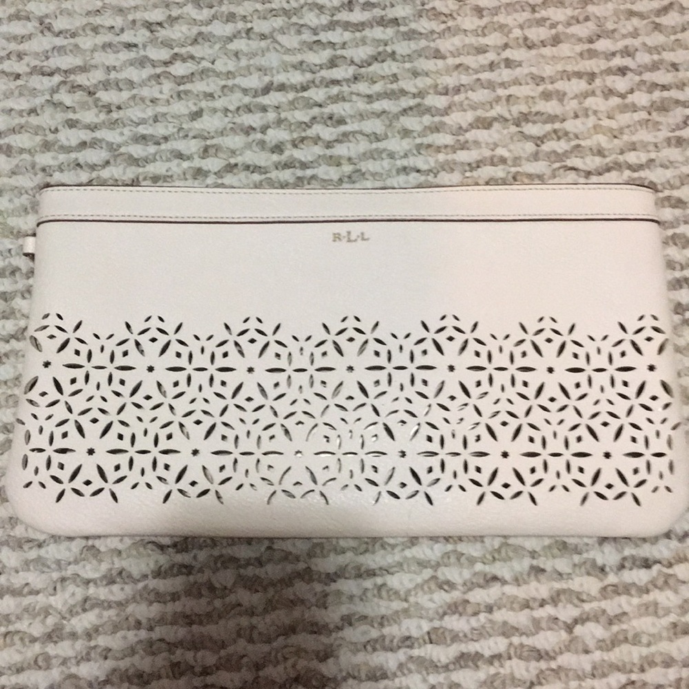 Ralph Lauren white Clutch